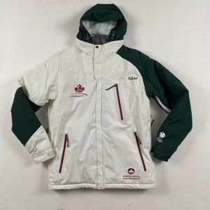 Vintage Team New Brunswick Jeux Du Canada Games Winter Parka Jacket Womens Small